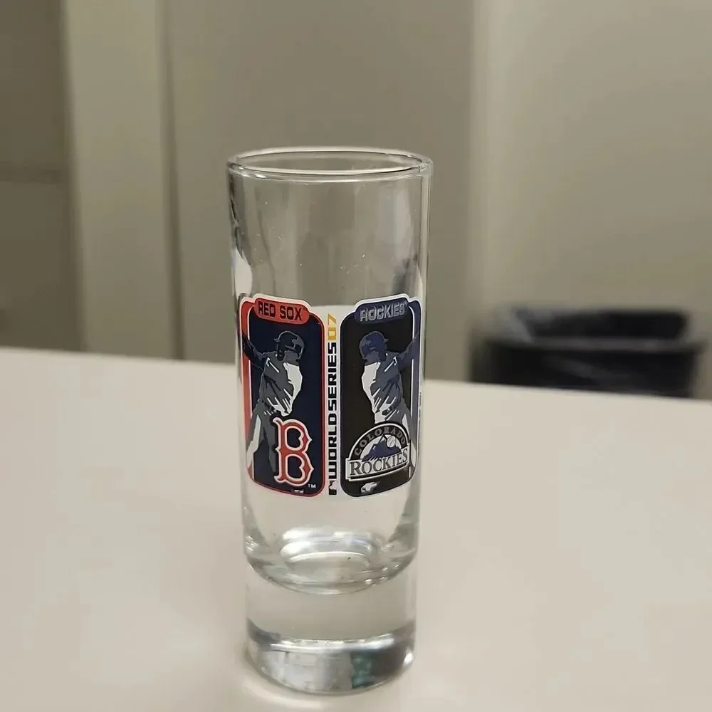 World Series 2007 Boston Red Sox Colorado Rookies Shot Glass